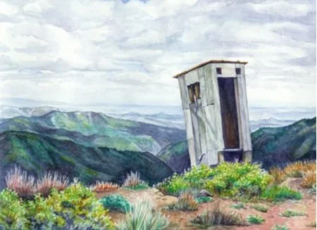 Overlooking John landscape painting