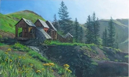Pycune Mine House 2 landscape painting